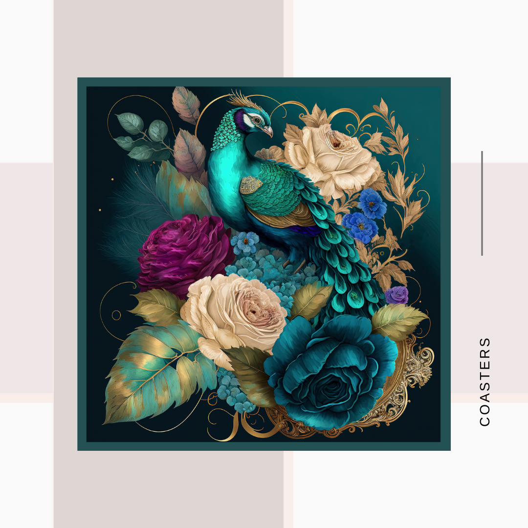 Embrace the Elegance of Moody Nature Coasters